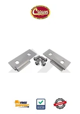 Crown For Jeep Wrangler CJ-5 CJ-6 CJ-7 CJ-8 Lower Door Hinge Brackets Stainless