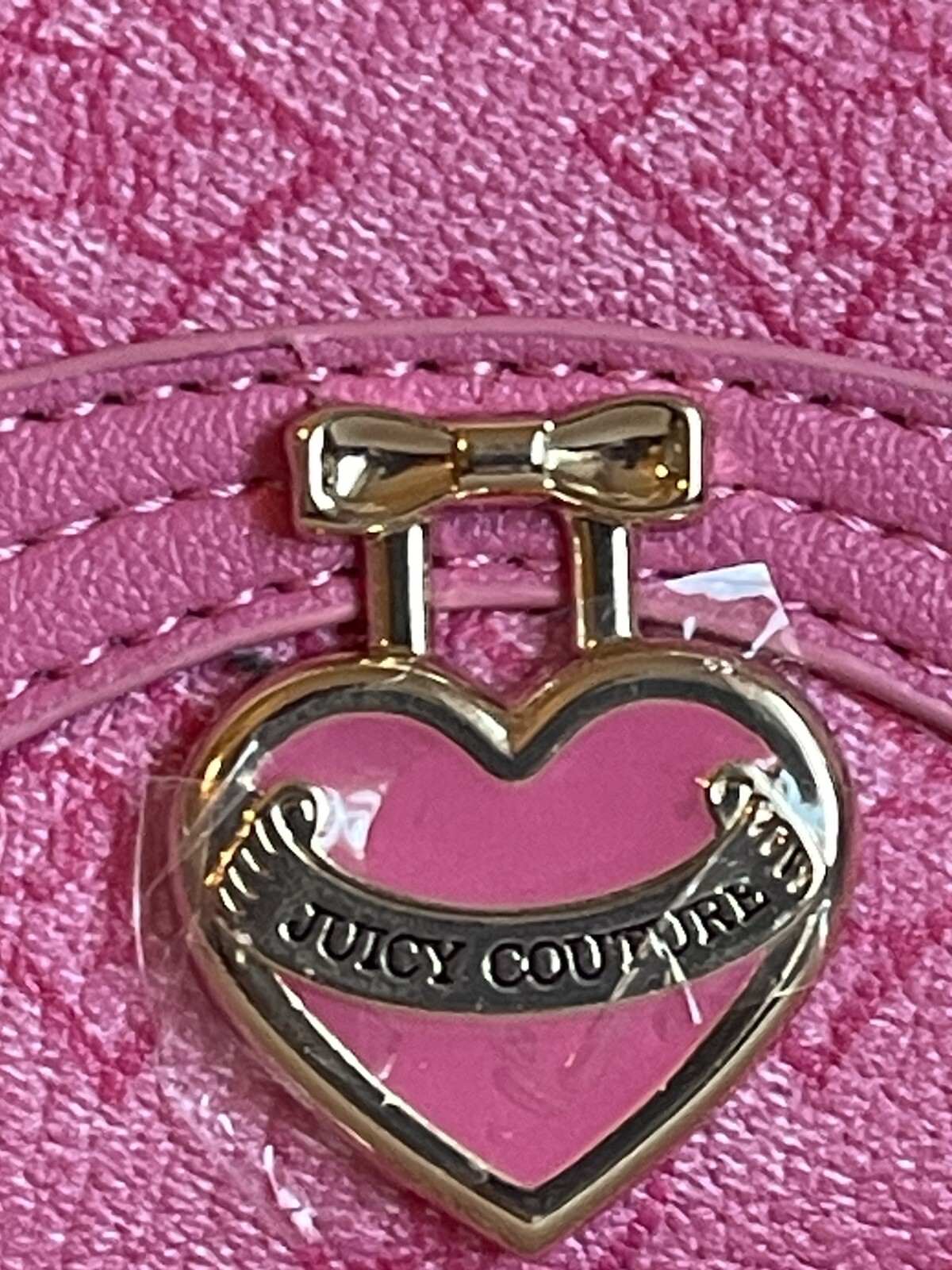JUICY COUTURE HOT PINK PRECIOUS MOMENTS WALLET ‘My Heart Belongs To Juicy’ NWT image 4
