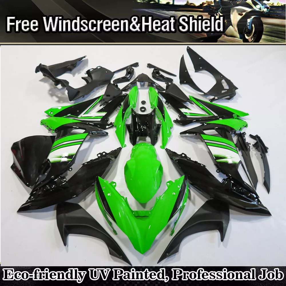 Green Black Fairing Kit for Kawasaki Ninja 650 2017 2018 2019