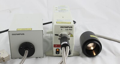 Olympus LG-PS2 FV5-TD BX AX Microscope Fiber Optic Light Guide Illuminator Lamp