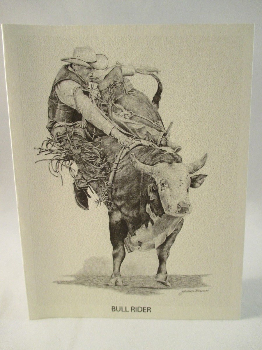 Bull Riding Sketches Action Riders Series (3) – HeadWestStudio