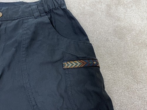 Vintage Kuhl Pants Boys Medium Blue Convertible Shorts Nylon USA Alf Kuhldry - Picture 3 of 16