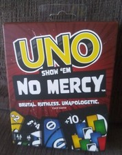 Mattel UNO Show em No Mercy Card Game BRAND NEW