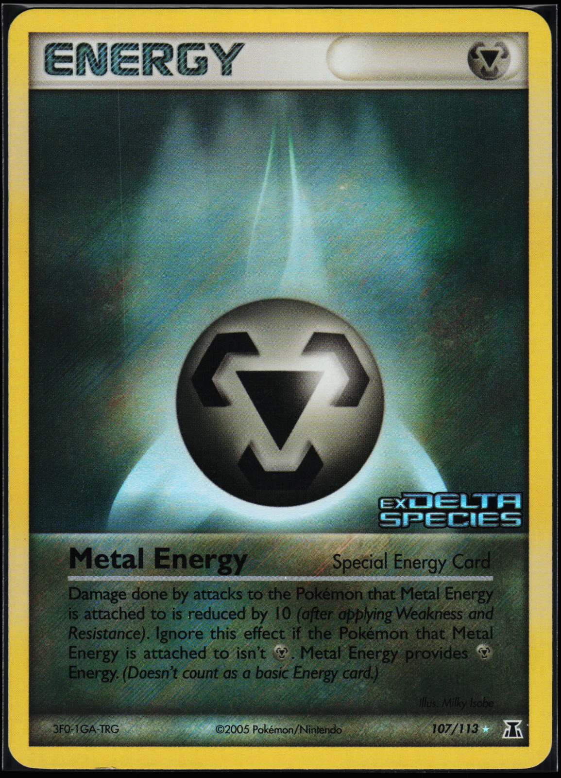 Pokemon Card - Metal Energy Power Keepers 88/108 Reverse Holo Rare