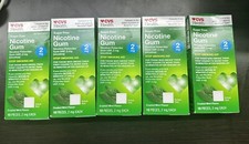 6 pack CVS Health Nicotine Gum 2MG Mint Sugar Free 10 Pieces Exp: 03/2026