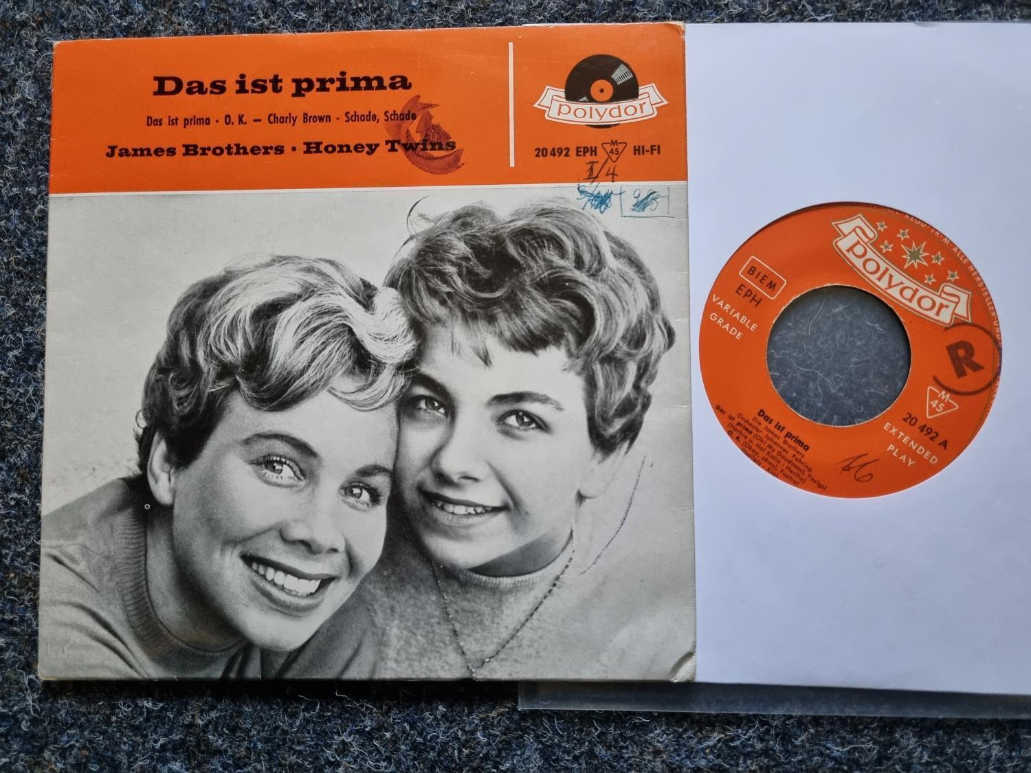 7"" EP Single Vinyl Die James Brothers/ Honey Twins - Das ist prima