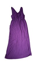 Soma Lounge Dress Women's S Purple Rayon Spandex Sleeveless Casual Maxi Midi