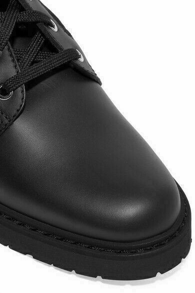 FENDI LOGO ROCKOKO COMBAT ANKLE BOOTS LEATHER STIEFEL SHOES FENDI LOGO ROCKOKO COMBAT ANKLE BOOTS LEATHER STIEFEL SHOES
