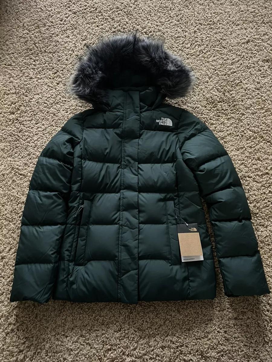 NWT North Face Gotham Jacket Dark Sage Green Womens Small MSRP