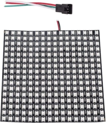 WS2812B RGB LED Digital Flexible Individually Addressable Panel Light 16 X16