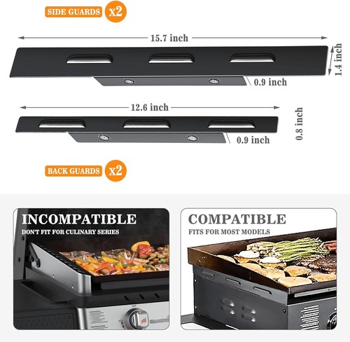 Wind Guards for Blackstone 17"22"28"36" Griddle,for Blackstone Grill Accessories - Picture 20 of 21