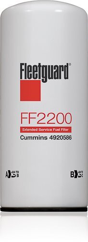 6/PACK FLEETGUARD FUEL FILTER FF2200 - Picture 1 of 1