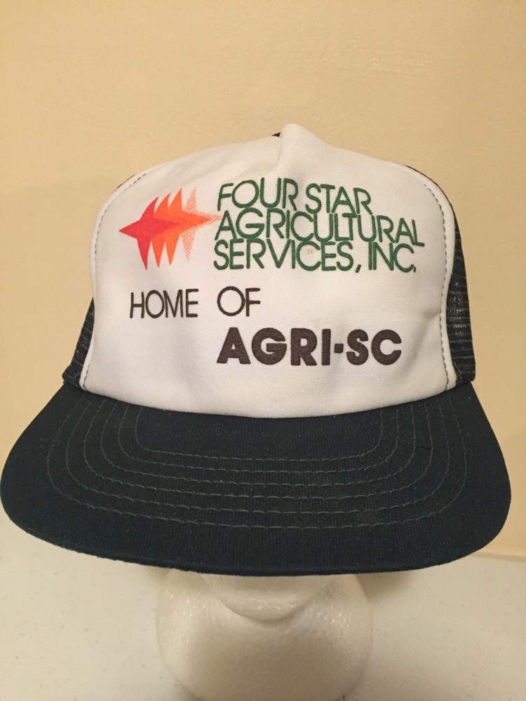 AGRIS-SC VINTAGE SNAPBACK MESH Trucker Hat Baseball Cap Unique Retro Rare +