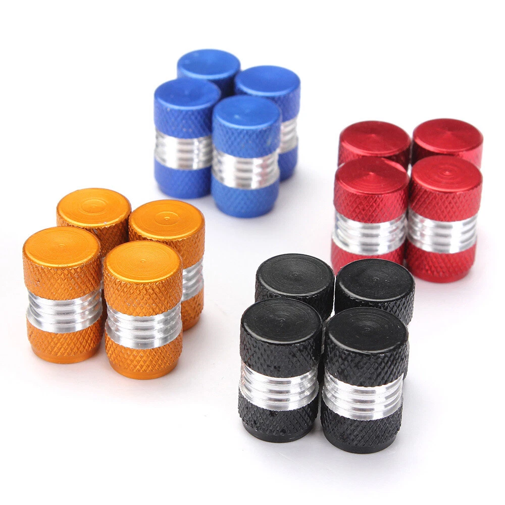 4pcs Aluminum Tire Valve Cover Tyre Valve Stem Caps Car SUVs Motorcycle Bicycle 4pcs Aluminum Tire Valve Cover Tyre Valve Stem Caps Car SUVs Motorcycle Bicycle