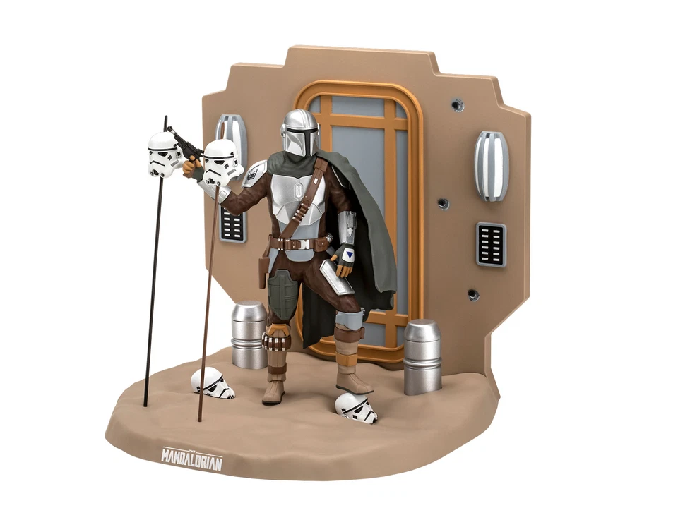 Star Wars The Mandalorian - Din Djarin: The Bounty Hunter 1:9 Plastic Model Kit - Immagine 2 di 4