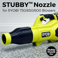 Boquilla de secado de coche STUBBY™ para sopladores de hojas RYOBI 730, 650 y 600 CFM