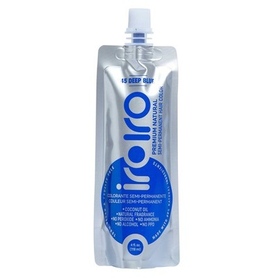 IROIRO Premium Natural Semi-Permanent Hair 4 Fl Oz (Pack of 1), Deep Blue 