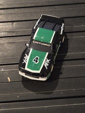 AFX / Tomy CAMARO Black/Green/White 4 HO Slot Car