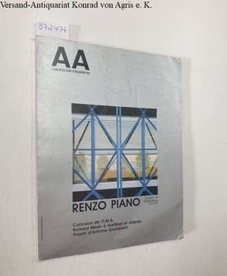 AA : L'Architecture D'Aujourd'Hui : No. 219 : Fevrier 1982 : Renzo Piano : Bloc,
