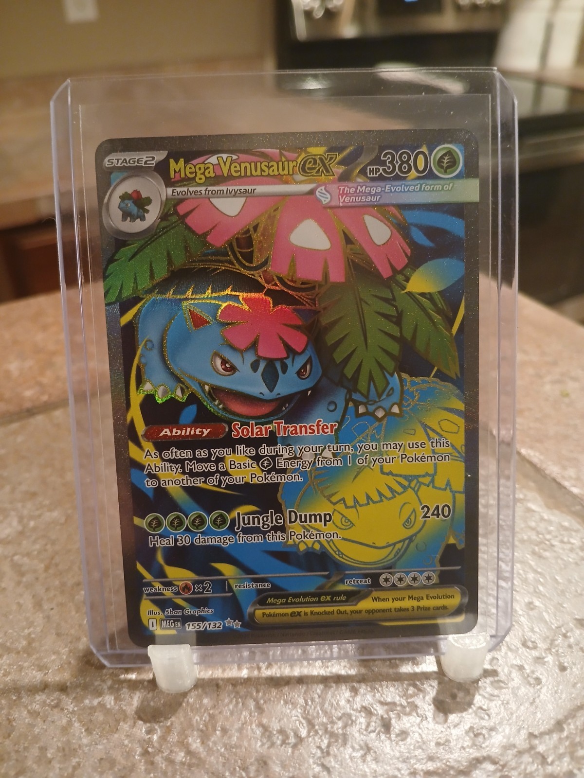Pokémon TCG Mega Venusaur EX 155/132 Mega Evolution Ultra Rare (LP)