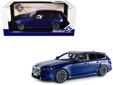 2025 BMW M5 Touring Marina Bay Blue Metallic 1/18 Diecast Model Car - Solido