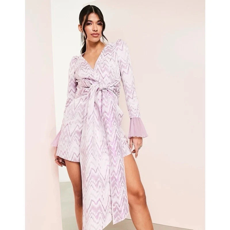 asos dusty purple dress ASOS Design Size 0-2 Dusty Purple Lavender NWT Formal Dress Party