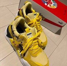 6.5 Nintendo Pokemon Pikachu PUMA Kawaii yellow sneaker shoes Unused