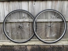 Vintage 1949 26 x 1 1/4” Bicycle Wheelset Sturmey Archer AM3 Hub Dunlop EA1 Rims