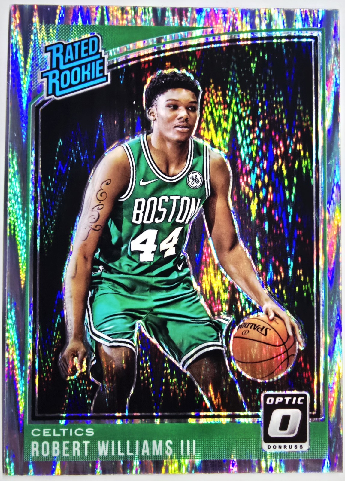 2018-19 Panini Donruss Optic Robert Williams III Shock Prizm Rated Rookie #167