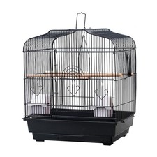 GarveeHome Small Bird Cage with Wheels, Parakeet Cage, Bird Carrier for Parak...