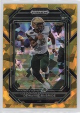 2023 Panini Prizm Draft Picks Gold Ice Prizm DeWayne McBride #131 0c4