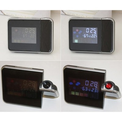 Projection Alarm Clock High Accuracy Creative LCD Temperature And Humidity