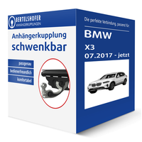 Oris AnhäNgerkupplung Schwenkbar für BMW X3 Typ G01 / F97 / G08 AHK