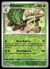 Rillaboom 016/167 Uncommon Twilight Masquerade Pokemon Reverse Holo Near Mint
