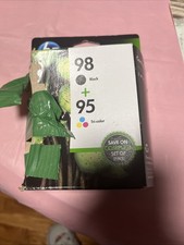 HP 98 Black 95 Tri-Color Ink Cartridge 2-Pack CB327FN Proven Performance Sealed