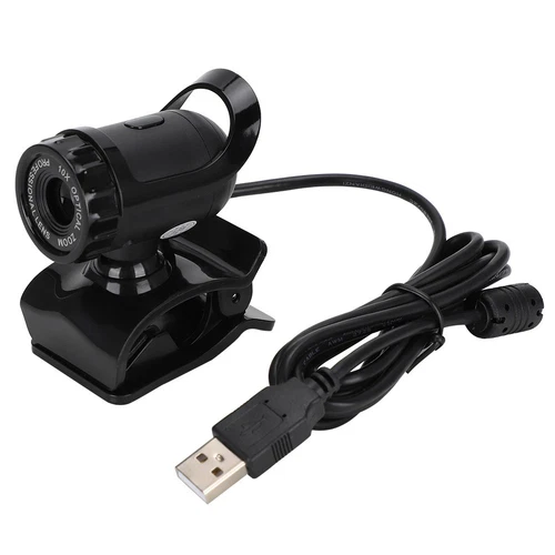 Camera Black Usb High Definition Built In Digital Microphone With Clip Bas SPC