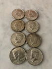 1967 8-Kennedy Silver Half Dollar Lot 40% Silver