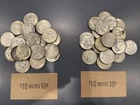 New ListingTwo $10 Rolls - 40  Kennedy Half Dollars 40% Silver Coins