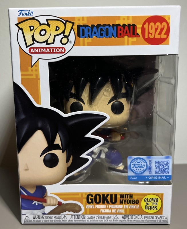 Funko Pop! Dragon Ball Z Goku with Nyoibo #1922 (GITD)