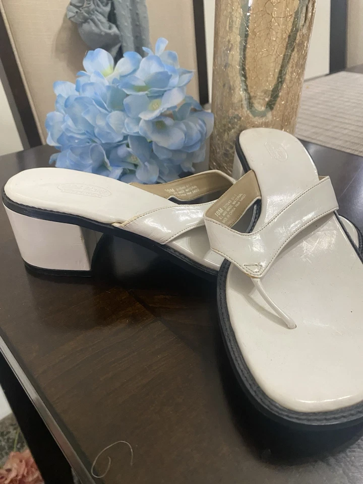 Sandálias White Con Tirillas Media Alta tamanho 10 - Imagem 4 de 4