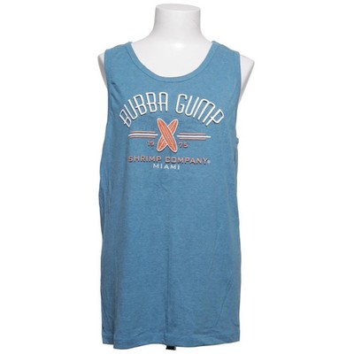 Bubba Gump, Tank­top, Größe: M, Blau, Baumwolle, Print, Damen #QCw