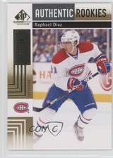 2011-12 SP Game Used Edition Authentic Rookies Gold 26/50 Raphael Diaz #114 f0v