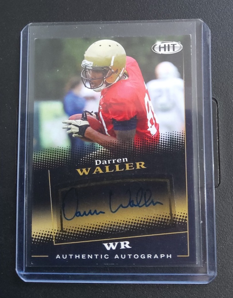Darren Waller SA-GE Hit Autograph #A62 Black