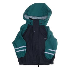 Nico, Regenjacke, Unisex (Kinder), Größe: 86, Rainbow 10.Inf, Grün/Grau #jD3