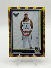 2025 Panini Donruss WNBA Orange Laser #65 MYISHA HINES-ALLEN Dallas Wings /199