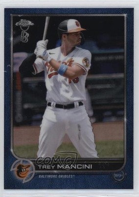 2022 Topps Chrome Ben Baller Edition Blue Refractor 9/75 Trey Mancini #72 2u3