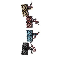 5V-10V 36mm Motor Heatsink Dual Cooling Fan For Axial SCX10 Traxxas TRX4 RC Car-