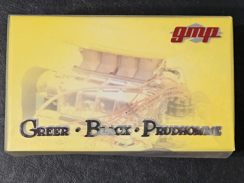 GMP 1:43 1962 Yellow Greer Black & Prudhomme Dragster In Diecast.  #14404 NEW! - Image 4 of 4