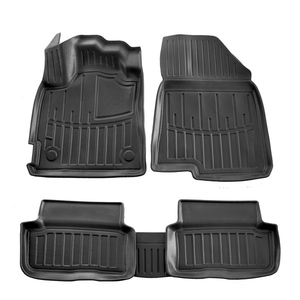 GummifußMatten FüR Dacia Sandero Stepway 3 2020- Comfort 3D Schalen Automatten-image