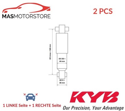 STOSSDAMPFER STOßDÄMPFER 2 STÜCK PAAR KYB 3440196 2PCS A FÜR IVECO DAILY IV